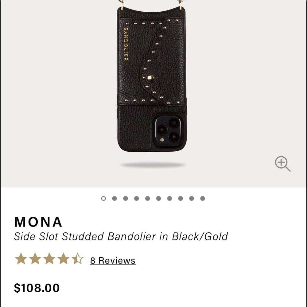 Bandolier XS Max Mona Side Slot phone case